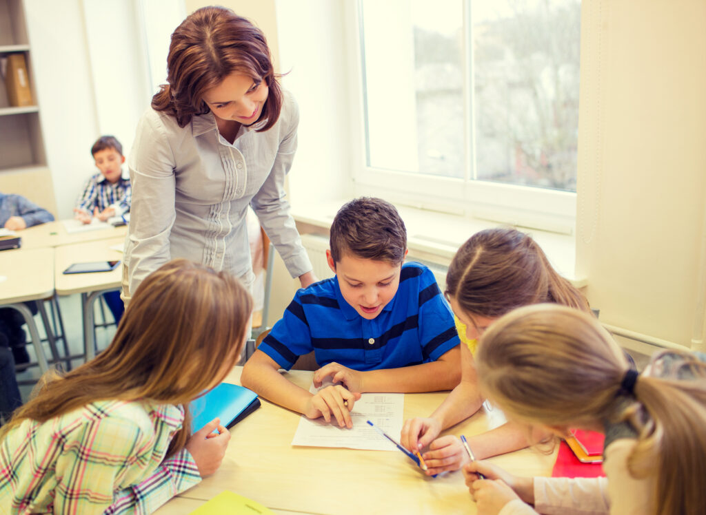 Small group instruction provides differentiated instruction.