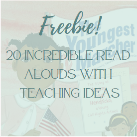 Click for a list of 20 interactive read aloud books with teaching ideas. 